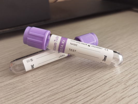 De beschikbare Plastic Buis van de het Bloedinzameling van het Stollingsmiddelenk3 EDTA met Naald