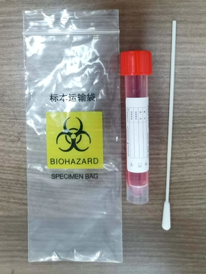 Covid-19 van het de Uitrustings5ml-10ml Specimen van de Virusbemonstering de Inzamelingsbuis Bijeengekomen Zwabber