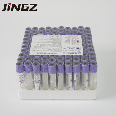 2-10ml de Inzamelingsbuizen van Violet Vacuum Edta Coated Blood van het Glashuisdier