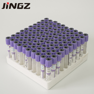 2-10ml de Inzamelingsbuizen van Violet Vacuum Edta Coated Blood van het Glashuisdier