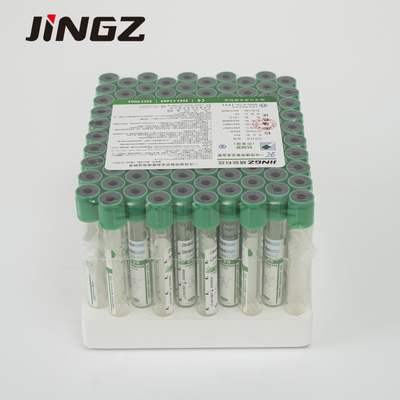 2-5ml van de de Inzamelingsbuis van het Glas Plastic Bloedmonster Groene het Lithiumheparine Vacuum