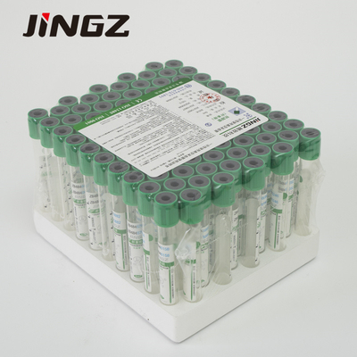 Van de het Lithiumheparine van 2ml-10ml Donkergroene van het de Buisbloedmonster de Inzamelingsfles voor éénmalig gebruik