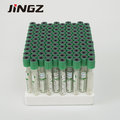 2-5ml van de de Inzamelingsbuis van het Glas Plastic Bloedmonster Groene het Lithiumheparine Vacuum