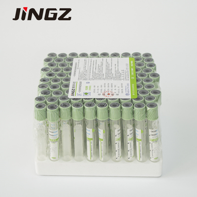 ISO9001 lichtgroene GLB-Buis 13×75mm van de Bloedmonsterinzameling
