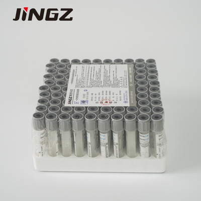2ml van de Inzamelingsbuizen van HUISDIERENgray sodium fluoride in blood Antistollingsmiddel 13*75mm