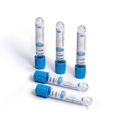 Laboratoriumonderzoek Natriumcitraat Vacuümbloedopname PT-buis met blauwe bovenkant