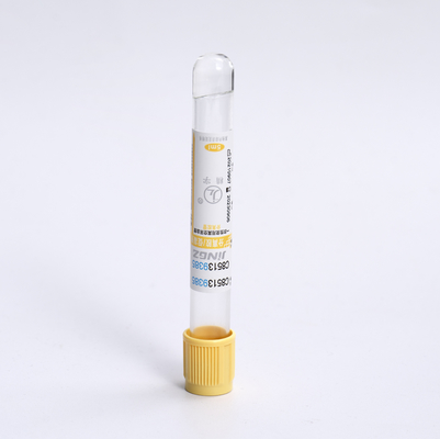 Gele bovenkant Steriele gel bloedstolling activator SST Vacuüm bloedmonsteringsbuis Voor ziekenhuis