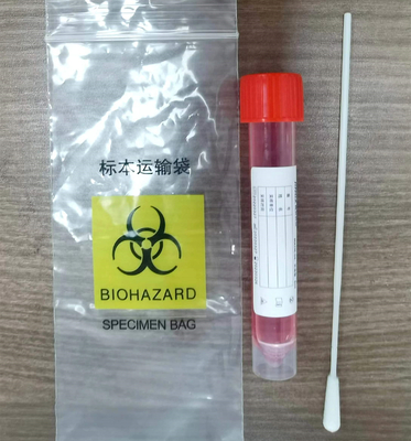 Van de het Virusbemonstering van pp 5ml-10ml de Bijeengekomen Zwabber van Kit Vtm Sampling Tube With 2pcs