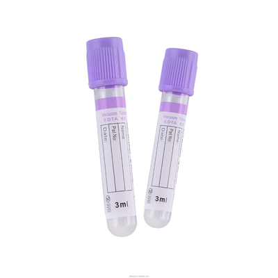 Bespoten van het het Glas Purper Bloedonderzoek van K3edta Vacuum 2ml de Flessenoem Etiket