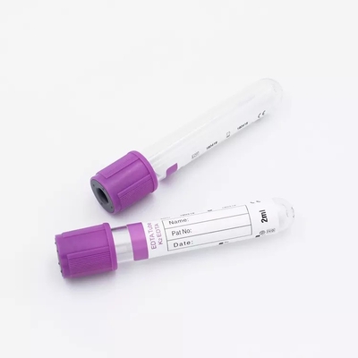 Purpere GLB K2edta het AntistollingsmiddelReageerbuis 13*75mm van de Radiatsterilisatie