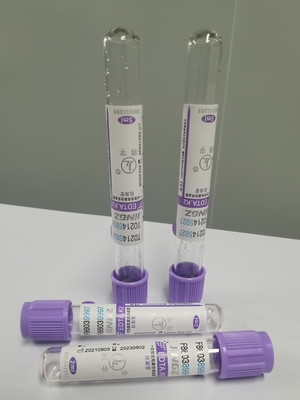 Van het het EDTAbloed van het Singelgebruik 3ml K3 van de de Inzamelingsbuis Purper het Bloedflesje