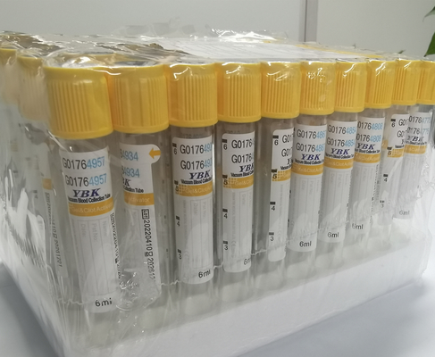 Beschikbare Activator van de het Gelklonter van 6ml Plastic Buis voor Bloedinzameling 13*100mm