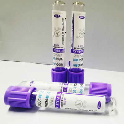 13*75mm K3 van de de Inzamelingsbuis van het EDTAbloed de Lavendel Hoogste Vacuum