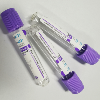 Medisch Vacuümk3-de Buisiso13485 Teken van EDTAvial lavender top blood collection
