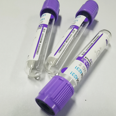 Purpere van het het EDTAbloed van GLB Vacuüm van de de Inzamelingsbuis K3 het EDTA3.2mg/ml Plastic Reageerbuis