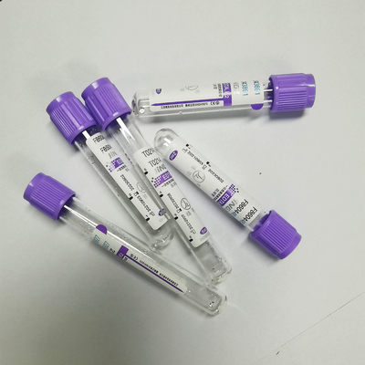 13*75mm K3 van de de Inzamelingsbuis van het EDTAbloed de Lavendel Hoogste Vacuum