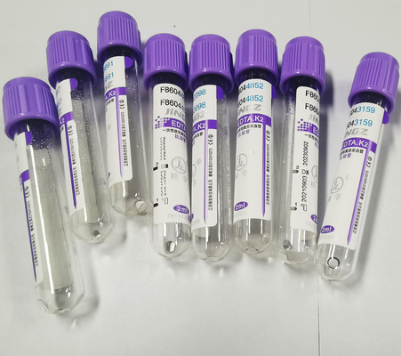 Medisch Vacuümk3-de Buisiso13485 Teken van EDTAvial lavender top blood collection