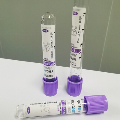 Van het EDTAVacuum 0.5ml-10ml van Ce de ISO Verklaarde K3 Purpere Hoogste Reageerbuis
