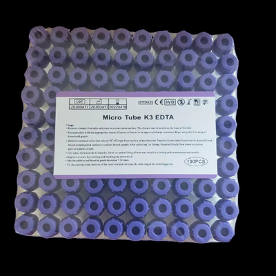 Klein Mini Pediatric Edta Tubes 8*45mm pp-de Fles van de EDTAsteekproef