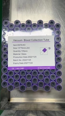 Van het de Inzamelingsedta van het Vacuumbloed van de de Buisfabrikant 0.5-10ml de Buizen van het het Glashuisdier