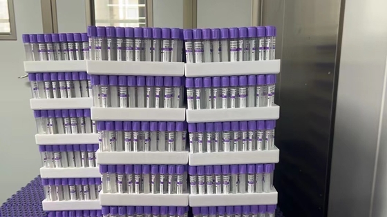 Van het de Inzamelingsk3 K2 EDTA van het lavendelglb Vacuümbloed de Buisglas Plastic 0.5-10ml