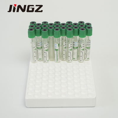13*75mm de Groene Hoogste Buis van de Lithiumheparine 4 Ml-Bloedbuizen voor Biochemische Tests