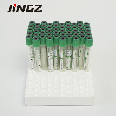 13*75mm de Groene Hoogste Buis van de Lithiumheparine 4 Ml-Bloedbuizen voor Biochemische Tests
