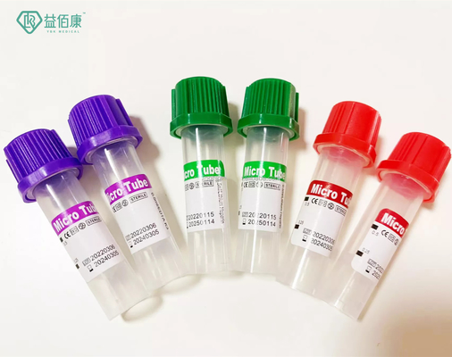 Medische vacuüm micro bloedopvangbuis 0.25 ml 0.5 ml 1 ml