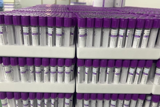 Straling Gesteriliseerde Vacuüm van de de Inzamelingsbuis 3ml 13*75mm van het EDTAbloed het GlasReageerbuis