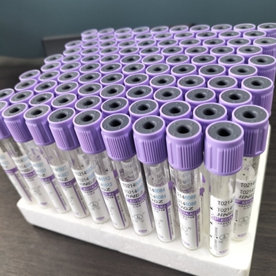 Lavendel K2 EDTA buis voor 1 ml-10 ml trekvolume Verpakt in doos