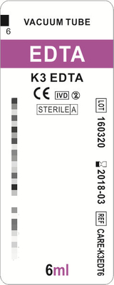 Bloedbuisetiketten EDTA-buisetiketten Bloedopnamebuis stickers