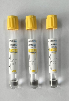 JINGZ Medical Vacuum Bloedverzamelbuis 2-10 ml Gel Clot Activator Tube met gele bovenkant