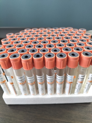 Oranje of Red Cap Pro-stollingsbuis met bloedstollingsactiverend middel 4 ml 5 ml 6 ml bloedtestbuis