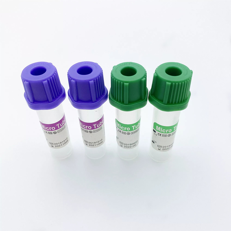 Lavendel Kleine EDTA-buizen Micro Niet-vacuüm Edta 0,5 ml Voor pediatrische testen