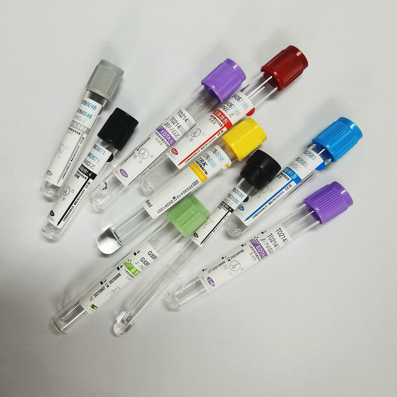 Het EDTAbuis van JINGZ 0.5ml-10ml K2 voor Bloedonderzoekvacuüm volgens Hoogte