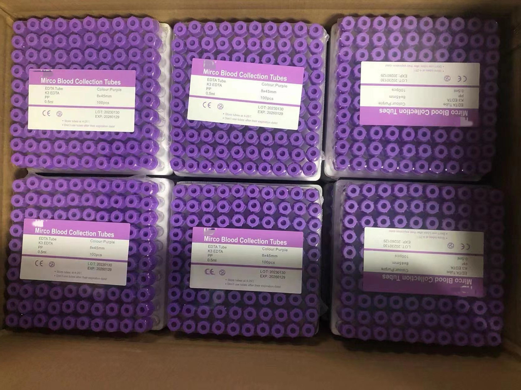 Het medische van de de Inzamelingsbuis 100pcs/Pack van het Glasbloedmonster Vacuümvolume volgens Overzees - niveau
