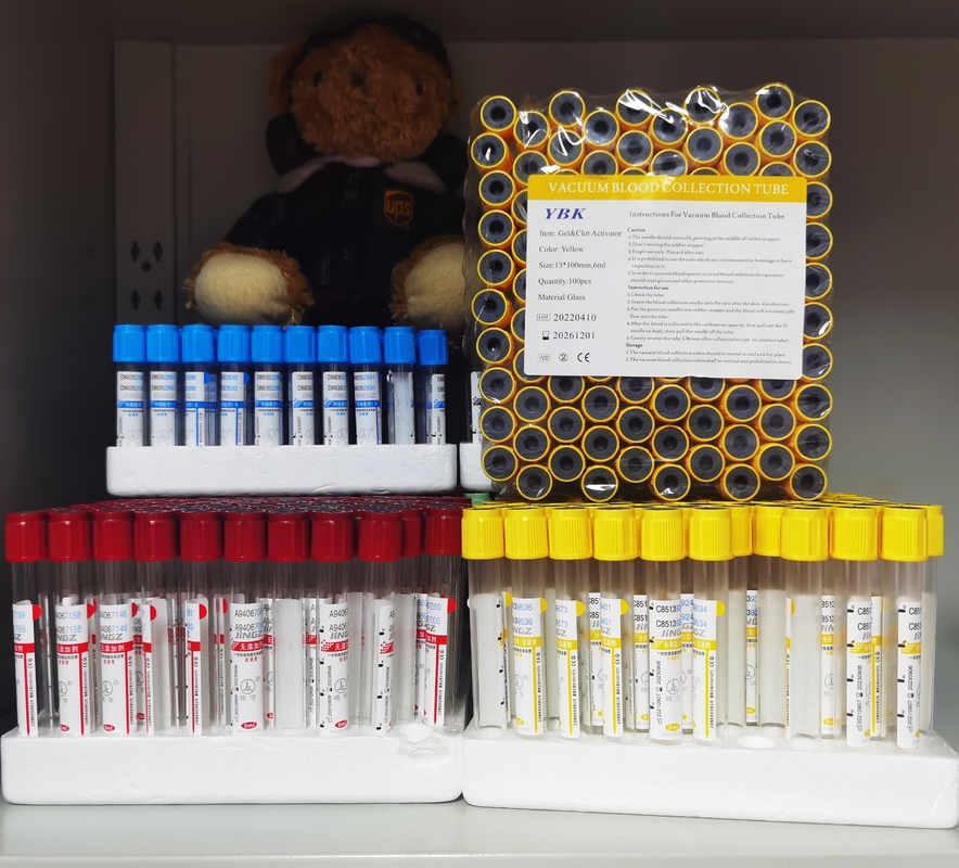 De Inzamelingsbuis van het EDTAbloedmonster met Klonteractivator/Natriumcitraat/Heparine/Fluoride 2-10ml
