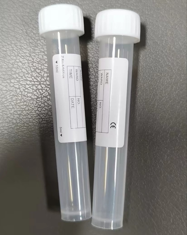 White Cap Plain Test Tube 10 ml 16*100 mm Voor het transport van laboratoriummonsters